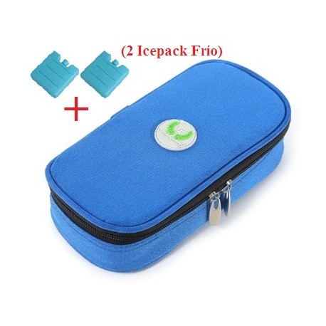 Estuche Térmico Transporte Insulina + 2 Icepack Frío