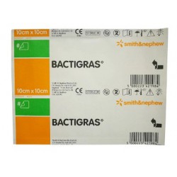 Bactigras 10 x 10 cms (Apósito parafinado con clorhexidina)