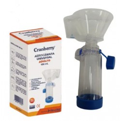 Aerocámara Adulto Doble Válvula (Cranberry)